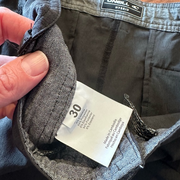 O’Neill men’s black shorts hyperdry size 30 - Picture 3 of 3